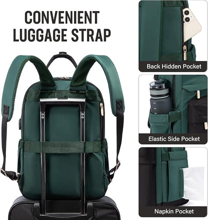 LOVEVOOK Laptop Backpack for Women 15.6 Inch Laptop Bag - Image 3