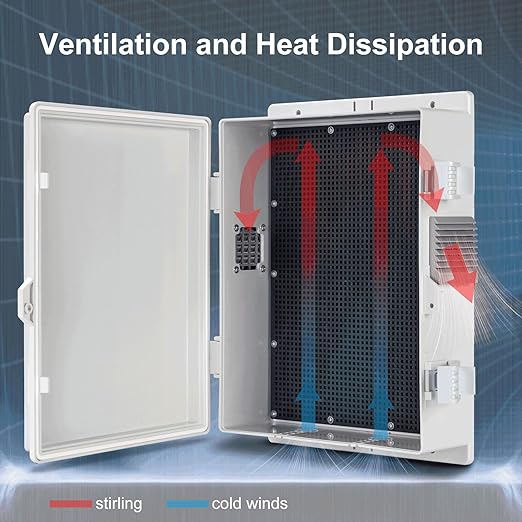 Namunanee Outdoor Electrical Junction Box, ABS Water Resistant Enclosure - Image 5