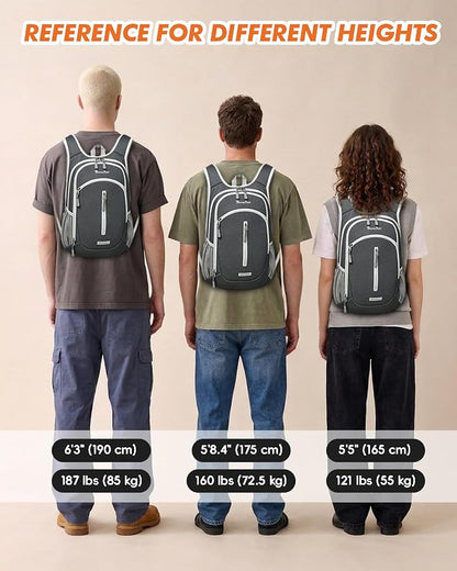 Seektop Small Hiking Backpack Expandable 12L-15L, Lightweight Packable - Image 4