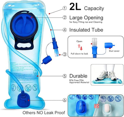 Mothybot Hydration Pack, Insulated Hydration Backpack - Image 6