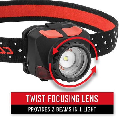 Coast FL84 575 Lumen Dual Color Focusing LED Headlamp 2-Pack - Image 2