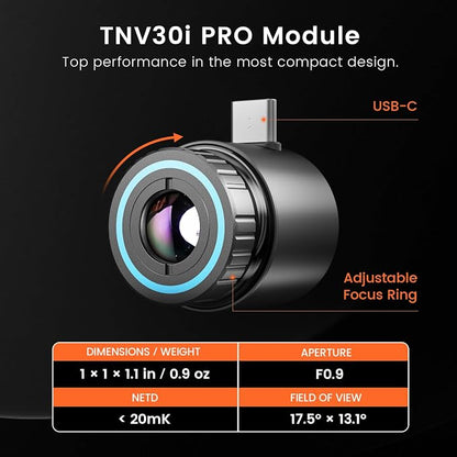TNV30i Thermal Monocular for USB-C iPhone, iPad & Android, Night Vision Thermal - Image 9