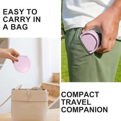Collapsible Travel Cup with Lid - Image 6