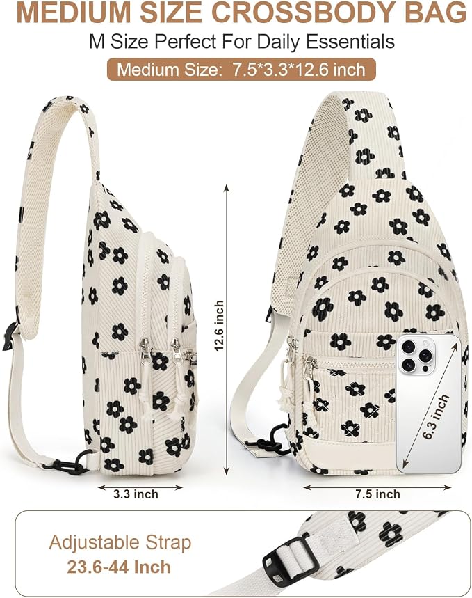 Capolo Sling Bag for Women Men Waterproof Crossbody Bags for Women Trendy - Image 3