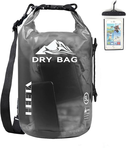 HEETA Dry Bag Waterproof for Women Men, 5L/10L/20L/30L/40L Roll Top Lightweight by HEETA