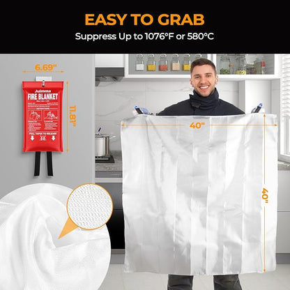 Juimma Fire Blanket for Home and Kitchen - Image 3