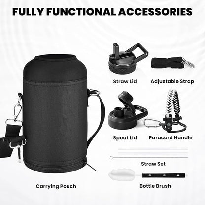 RAYMYLO Insulated Water Bottle 64 oz, Triple Wall Vacuum Stainless Steel - Image 6