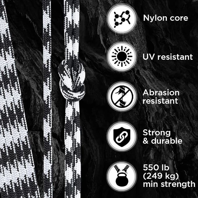 TECEUM 5/32" Paracord Rope 1000 – 1000ft / 200ft / 100ft / 50ft – Tactical - Image 3