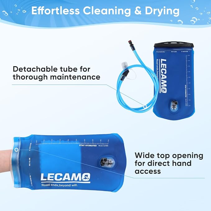 2L Hydration Bladder, Leak-Proof TPU Water Reservoir - Image 5