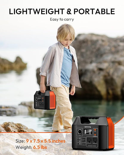 Solar Powered Generator, 300W Portable Power Station - Image 5