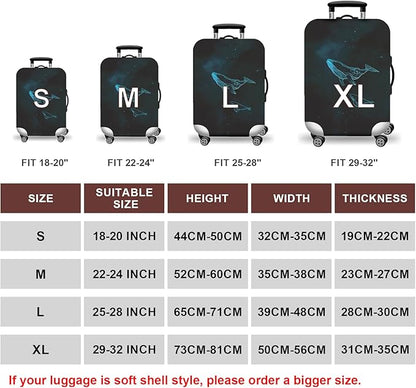 WUJIAONIAO Travel Luggage Cover Baggage Suitcase Cover Protector Skins 18-32 - Image 5