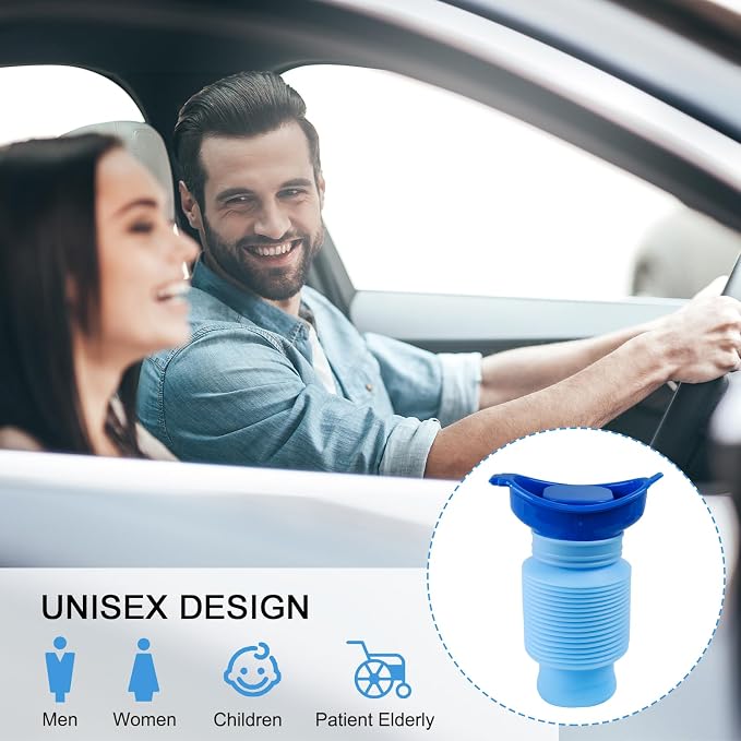 Pee Bottles for Men, Portable Urinal for Men, Collapsible Urine Bottle 750ML - Image 2