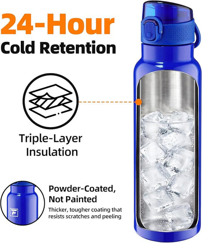 Fanhaw Daylite Series 24 oz Stainless Steel Insulated Water Bottle - Image 3