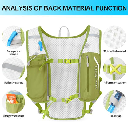 INOXTO Running Hydration Vest Backpack, Lightweight Insulated Pack - Image 4