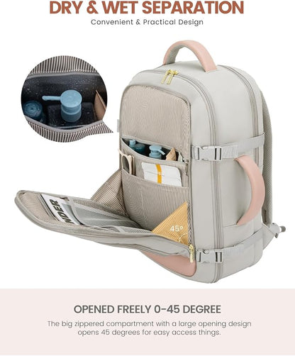 LOVEVOOK Travel Backpack For Women, 40L Carry On Backpack Flight Approved - Image 9