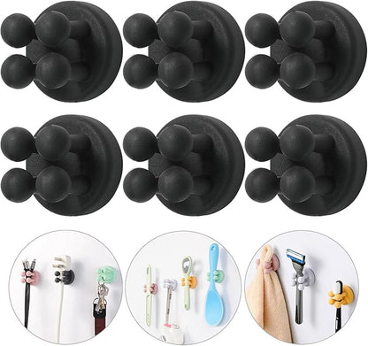 iBetterLife Razor Holder for Shower Hooks – 6Pcs Self Adhesive Wall Mounted by iBetterLife