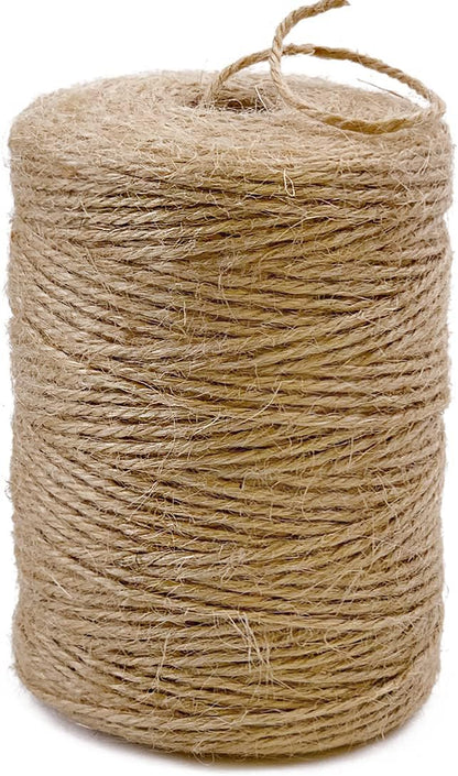PerkHomy Natural Jute Twine 600 Feet Long Twine String by PerkHomy