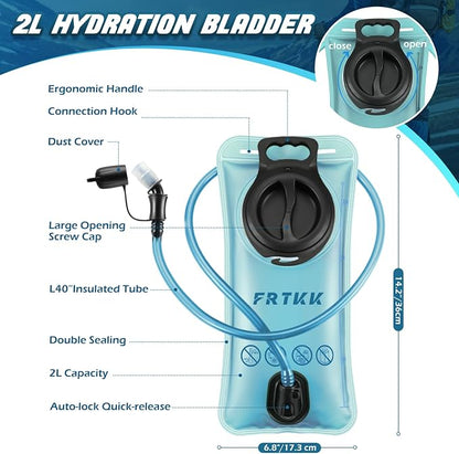 FRTKK 2L/3L Hydration Bladder, Leak Proof Water Bladder - Image 2