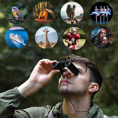 POLDR 12X25 Small Pocket Binoculars Compact Adults, Mini Kids Binoculars Boys - Image 7