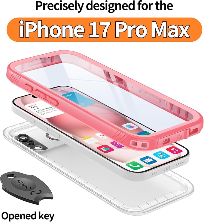 Cozycase TOP Waterproof Case for iPhone 17 Pro Max - Image 3