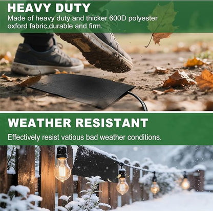 3Pack Outdoor Extension Cord Safety Cover, 11.2x6 Inch, 600D Canvas Oxford - Image 5
