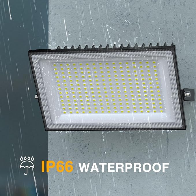 Onforu 200W LED Flood Lights Outdoor, 18000LM Bright Security Light, IP66 - Image 4