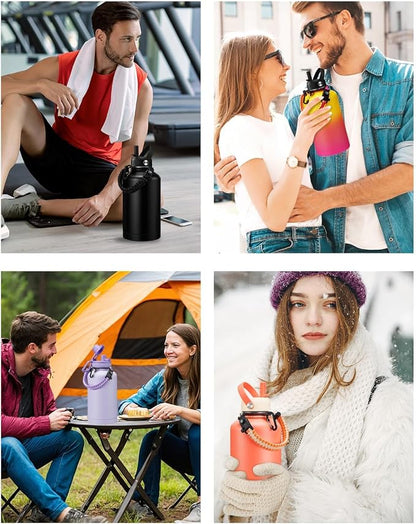 BENZZO 64 oz Water Bottle Insulated - Image 8