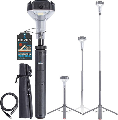 DEVOS - LIGHTRANGER 800 Mini Telescoping Camp Light, 4.5 Tall by Devos