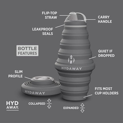 HYDAWAY 25oz Collapsible Water Bottle - Image 5