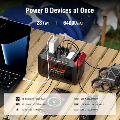 MARBERO 237Wh Solar Generator - Image 3