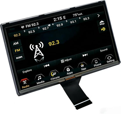 7" Uconnect Screen Replacement LCD Display by TepHnfTouchscreenLCDDisplay