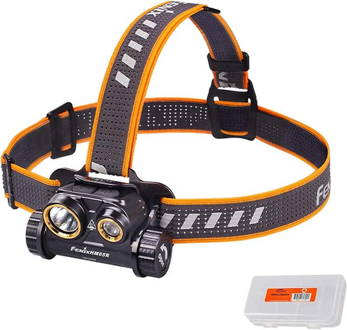 Fenix HM65R Headlamp, 1400 Lumen USB-C Rechargeable Spot and Flood Dual Beam by Fenix