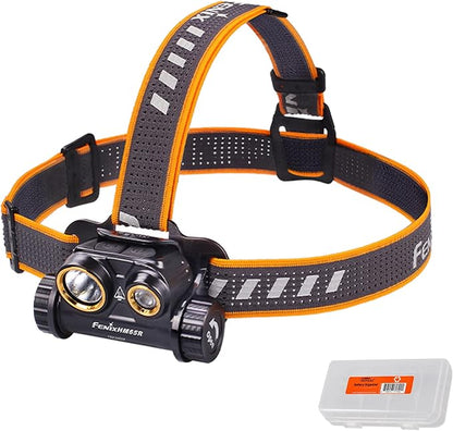 Fenix HM65R Headlamp, 1400 Lumen USB-C Rechargeable Spot and Flood Dual Beam by Fenix
