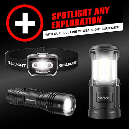 GearLight LED Flashlight Bright, Zoomable Tactical Flashlights - Image 9