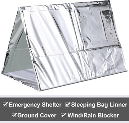 Chumia Emergency Thermal Blanket Bulk 83 x 63 Gigantic Foil Space Blanket - Image 4