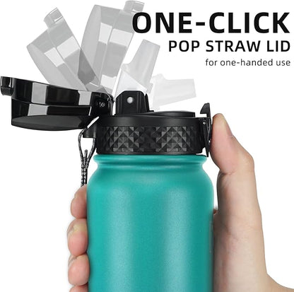 Fanhaw 20 oz Insulated Stainless Steel Water Bottle - Image 2