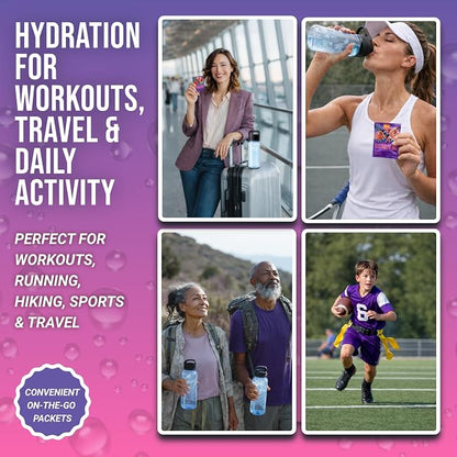 Dr. Price’s Electrolytes Hydration Powder Packets – Blueberry Pomegranate - Image 8