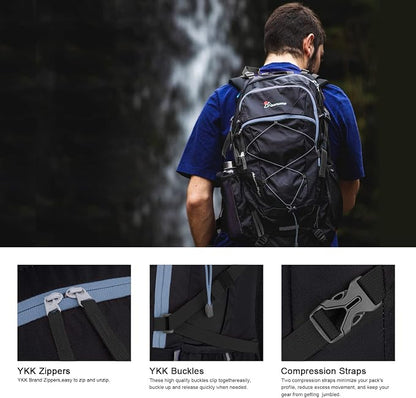 MOUNTAINTOP 25L/40L Hiking Backpack, Lightweight Travel Backpack - Image 8