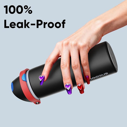Insulated Water Bottle with Straw - Image 6