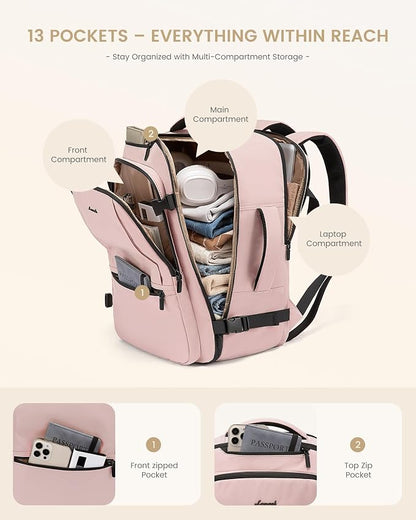 LOVEVOOK Travel Backpack for Women & Men, 60L Large Carry On Backpack Airline - Image 7