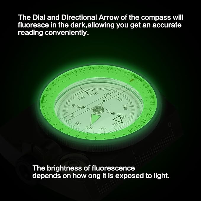 Military Lensatic Sighting Compass Survival - Image 5