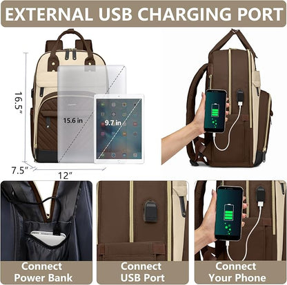 Laptop Backpack for Women Work Bag - Image 4