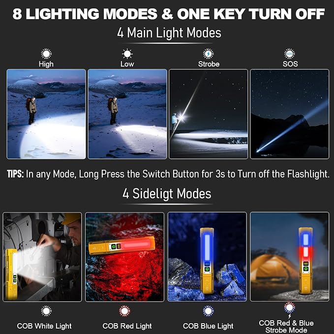 Banral Rechargeable Flashlights High Lumens - Image 6