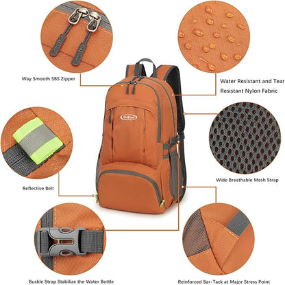 G4Free 40L Lightweight Packable Hiking Backpack, Waterproof Travel Daypack - Image 4