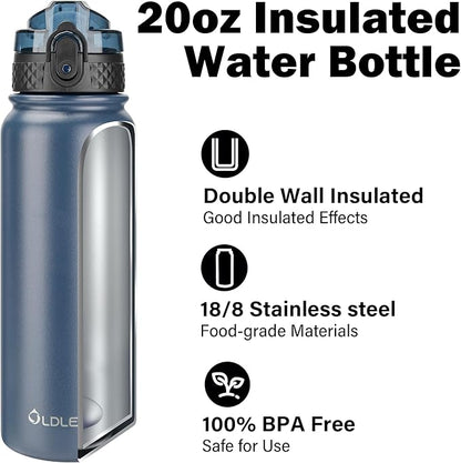 Oldley Insulated Water Bottle 20oz Water Bottles - Image 4