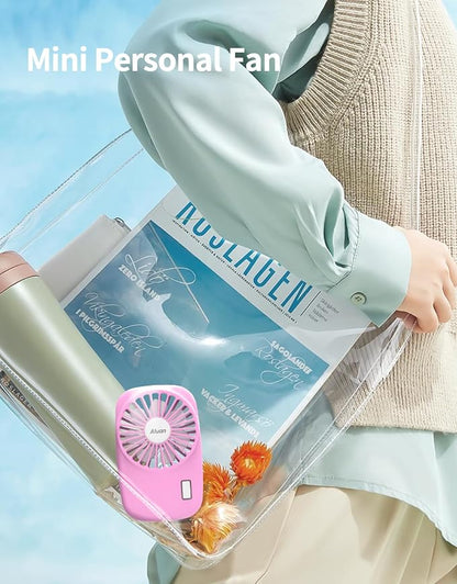 Aluan Handheld Mini Fan Powerful Small Personal Portable Speed Adjustable USB - Image 5