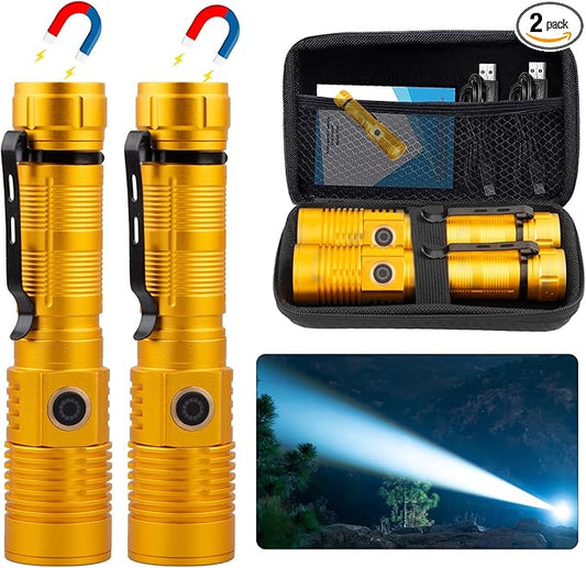 Hoxida Small Tactical Flashlights High Lumens by Hoxida