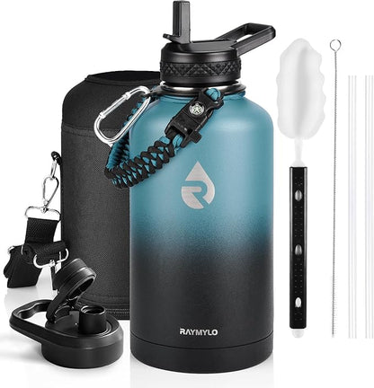 RAYMYLO Insulated Water Bottle 64 oz, Triple Wall Vacuum Stainless Steel by RAYMYLO