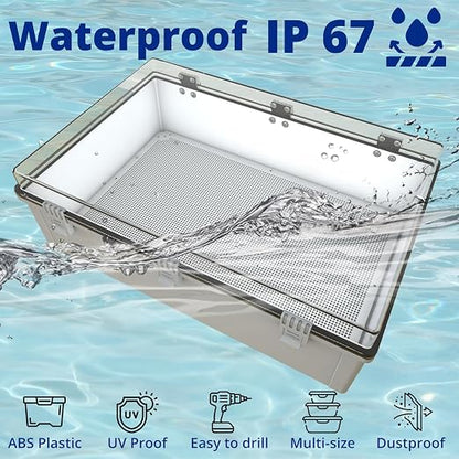 MAKERELE Extra Large Outdoor Electrical Box Waterproof IP67 large Junction Box - Image 3
