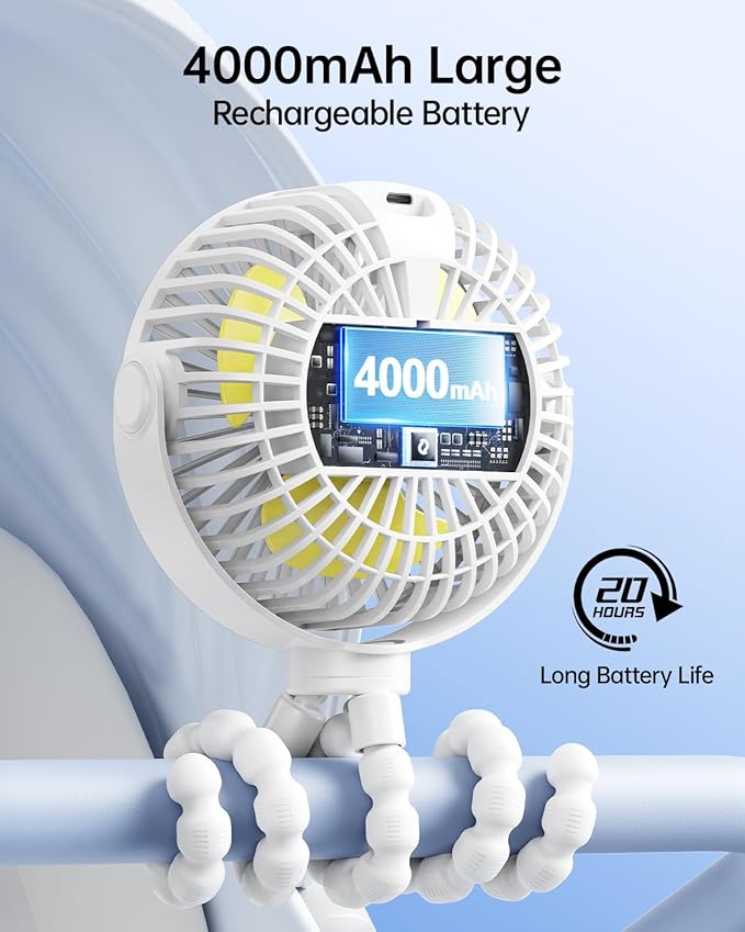 SWEETFULL Portable Stroller Fan - Image 4